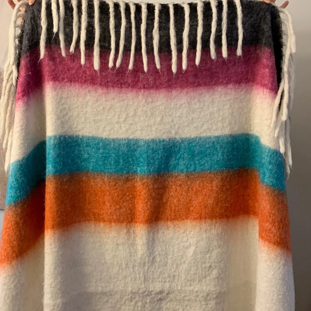 Anthropologie 50 x 60 throw blanket brushed